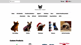 What Frenchie.shop website looked like in 2019 (4 years ago)