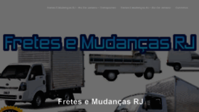 What Fretesemudancasrj.com.br website looked like in 2019 (4 years ago)