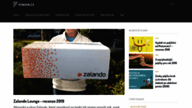 What Fondik.cz website looked like in 2019 (4 years ago)
