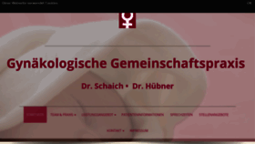 What Frauenaerzte-schaich-huebner.de website looked like in 2019 (4 years ago)