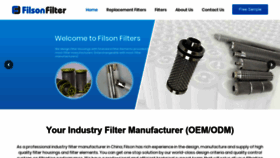 What Filsonfilters.com website looked like in 2019 (4 years ago)