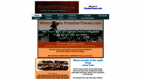 What Frontiertimes.com website looked like in 2019 (4 years ago)