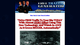 What Freetrafficgenerator.net website looked like in 2019 (5 years ago)
