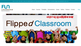 What Funlearners.edu.sg website looked like in 2019 (4 years ago)