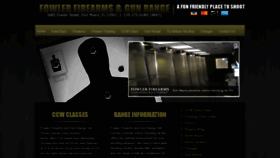 What Fowlerfirearms.com website looked like in 2019 (4 years ago)