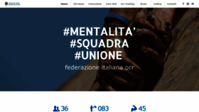 What Federazioneitalianaocr.it website looked like in 2019 (4 years ago)