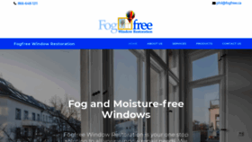 What Fogfree.ca website looked like in 2019 (4 years ago)