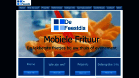 What Feestdis.be website looked like in 2019 (4 years ago)