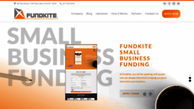 What Fundkite.com website looked like in 2019 (4 years ago)