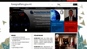 What Foreignaffairs.gov.mt website looked like in 2019 (4 years ago)