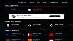 What F1gamesetup.com website looked like in 2019 (4 years ago)