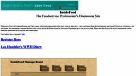 What Foodservicerumors.com website looked like in 2019 (4 years ago)