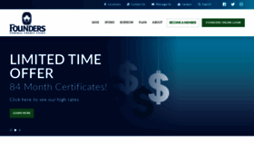 What Foundersonline.foundersfcu.com website looked like in 2019 (4 years ago)