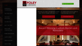 What Foleyhomes.com website looked like in 2019 (4 years ago)