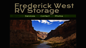 What Frederickwestrvstorage.com website looked like in 2019 (4 years ago)