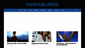 What Fadedandblurred.com website looked like in 2019 (4 years ago)