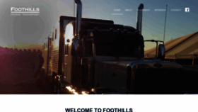 What Foothillshorsetransport.com website looked like in 2019 (4 years ago)