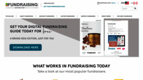 What Fundraising.com website looked like in 2019 (4 years ago)