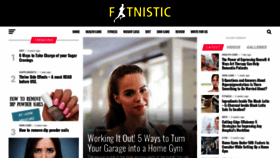 What Fitnistics.com website looked like in 2019 (4 years ago)