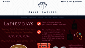 What Fallsjewelers.com website looked like in 2019 (4 years ago)