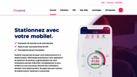 What Flowbird.fr website looked like in 2019 (4 years ago)