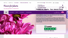 What Flowers4jakarta.com website looked like in 2019 (4 years ago)