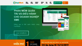 What Fastwork.vn website looked like in 2019 (4 years ago)