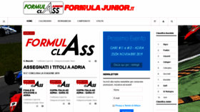 What Formulajunior.it website looked like in 2019 (4 years ago)