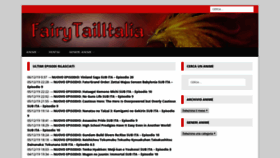 What Fairytailitalia.com website looked like in 2019 (4 years ago)