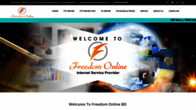 What Freedomonlinebd.com website looked like in 2019 (4 years ago)