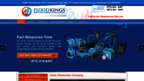 What Floodkings.com website looked like in 2019 (4 years ago)