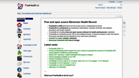 What Freehealth.io website looked like in 2019 (4 years ago)