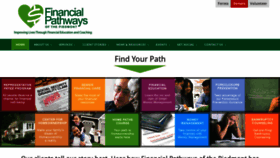 What Financialpaths.org website looked like in 2019 (4 years ago)
