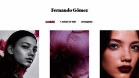 What Fernando-gomez.com website looked like in 2019 (4 years ago)
