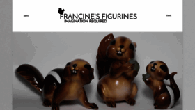 What Francinesfigurines.com website looked like in 2019 (4 years ago)