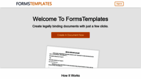 What Formstemplates.com website looked like in 2019 (4 years ago)