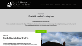 What Foxandhoundswillingham.com website looked like in 2019 (4 years ago)