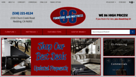 What Furnitureandmattress86.com website looked like in 2019 (5 years ago)