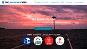 What Findamericanrentals.com website looked like in 2019 (4 years ago)