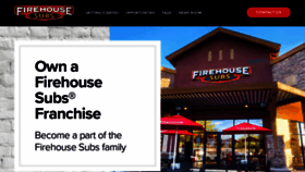 What Firehousesubsfranchising.com website looked like in 2019 (4 years ago)