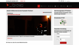 What Feuerwehr-poechlarn.at website looked like in 2019 (4 years ago)