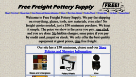 What Freefreightpotterysupply.com website looked like in 2019 (4 years ago)