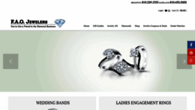 What Faojewelers.com website looked like in 2019 (4 years ago)