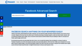 What Fb-search.com website looked like in 2019 (4 years ago)