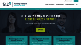 What Fsbfundingplatform.co.uk website looked like in 2019 (4 years ago)