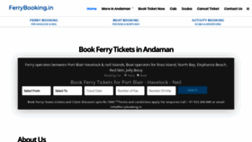 What Ferrybooking.in website looked like in 2019 (4 years ago)