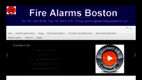 What Firealarmsboston.com website looked like in 2019 (4 years ago)