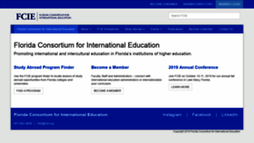 What Fcie.org website looked like in 2019 (4 years ago)