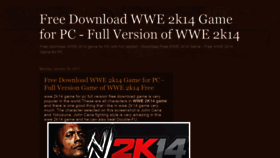 What Freedownload2k14game.blogspot.com website looked like in 2019 (4 years ago)