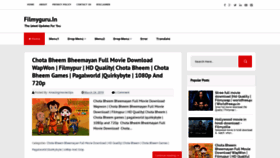 What Filmyguru.in website looked like in 2019 (4 years ago)
